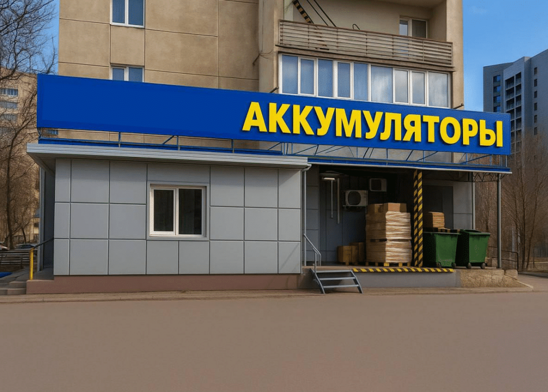 Магазин аккумуляторов на улице Чкалова, 4 в Оренбурге
